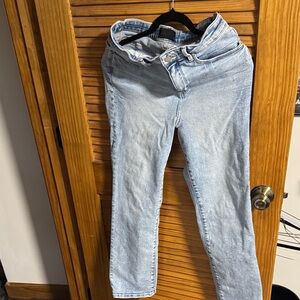 Buckle High Rise Light Denim Jeans